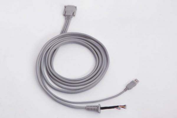 Power supply cable with USB connector