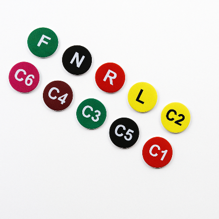 Set di adesivi per elettrodi C1–C6, F, N, L, R