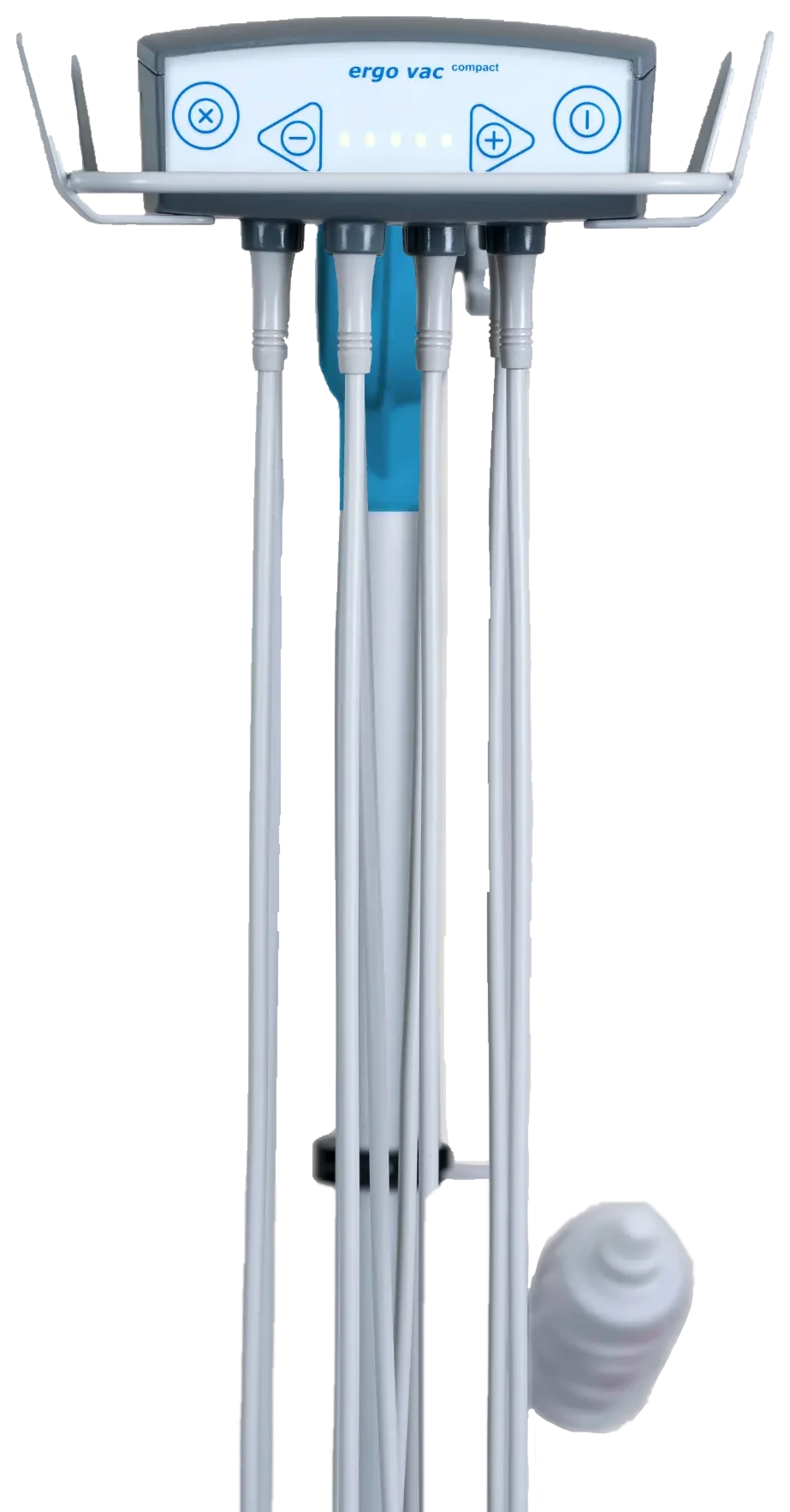 ergo vac compact mit Teleskoparm und Saugleitungen